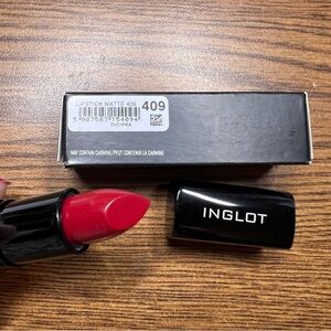 Inglot Matte Lipstick #409 - Vibrant Red